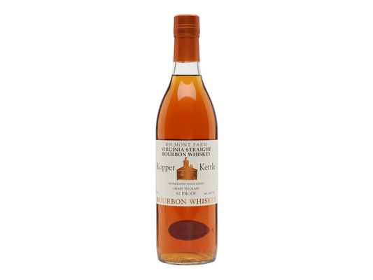 Belmont Farm Distillery Kopper Kettle Straight Bourbon Whiskey 750ml