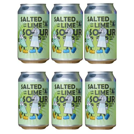 Black Flag Brewing Salted Lime Sour Beer 12-Oz Can 6-Pack