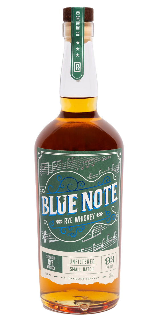 Blue Note Bourbon Small Batch Unfiltered Straight Rye Whiskey 750ml
