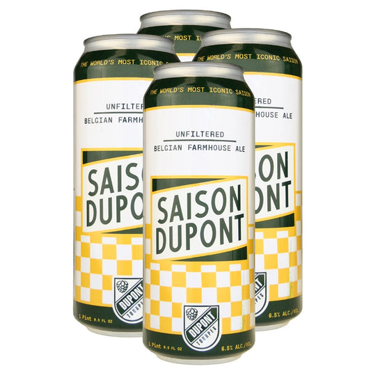 Brasserie Dupont Saison Dupont Blond Beer 11.2-Oz Can 4-Pack