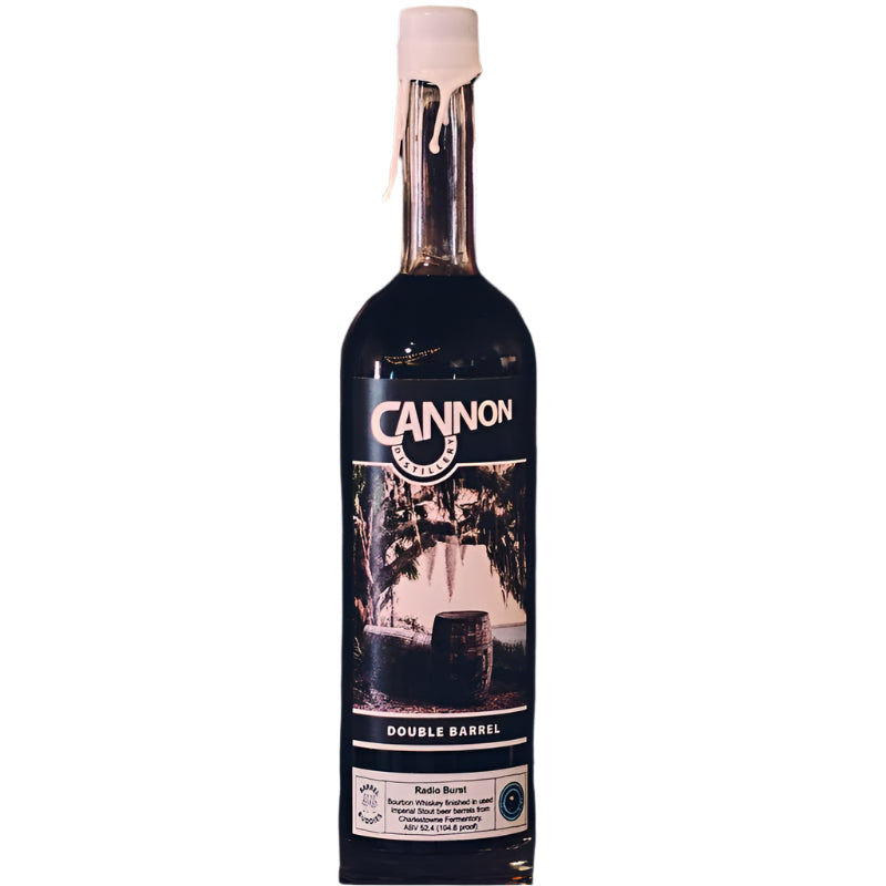 Cannon Double Barrel Radio Burst Bourbon Whiskey 750ml