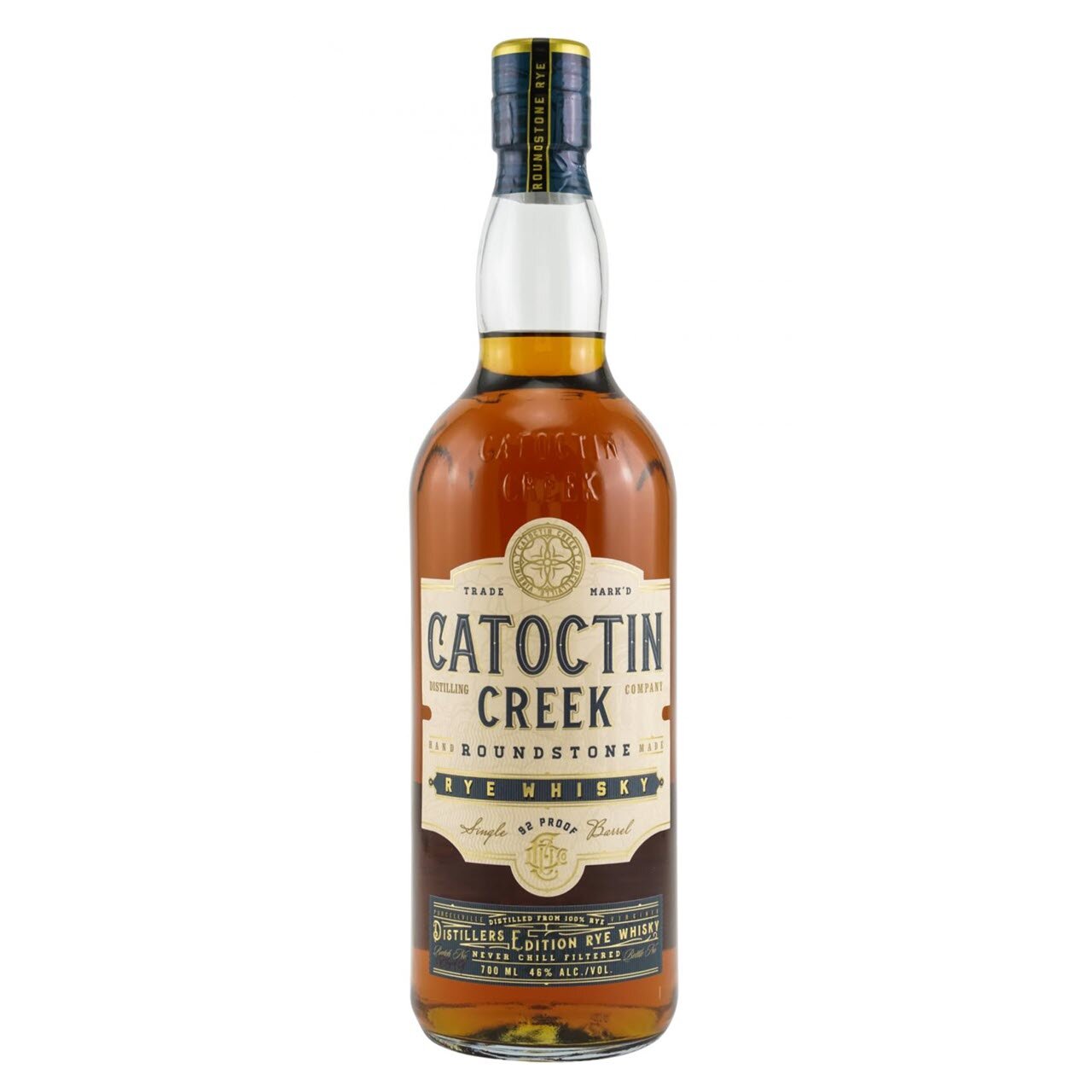 Catoctin Creek Cask Proof Roundstone Rye Whisky 750ml