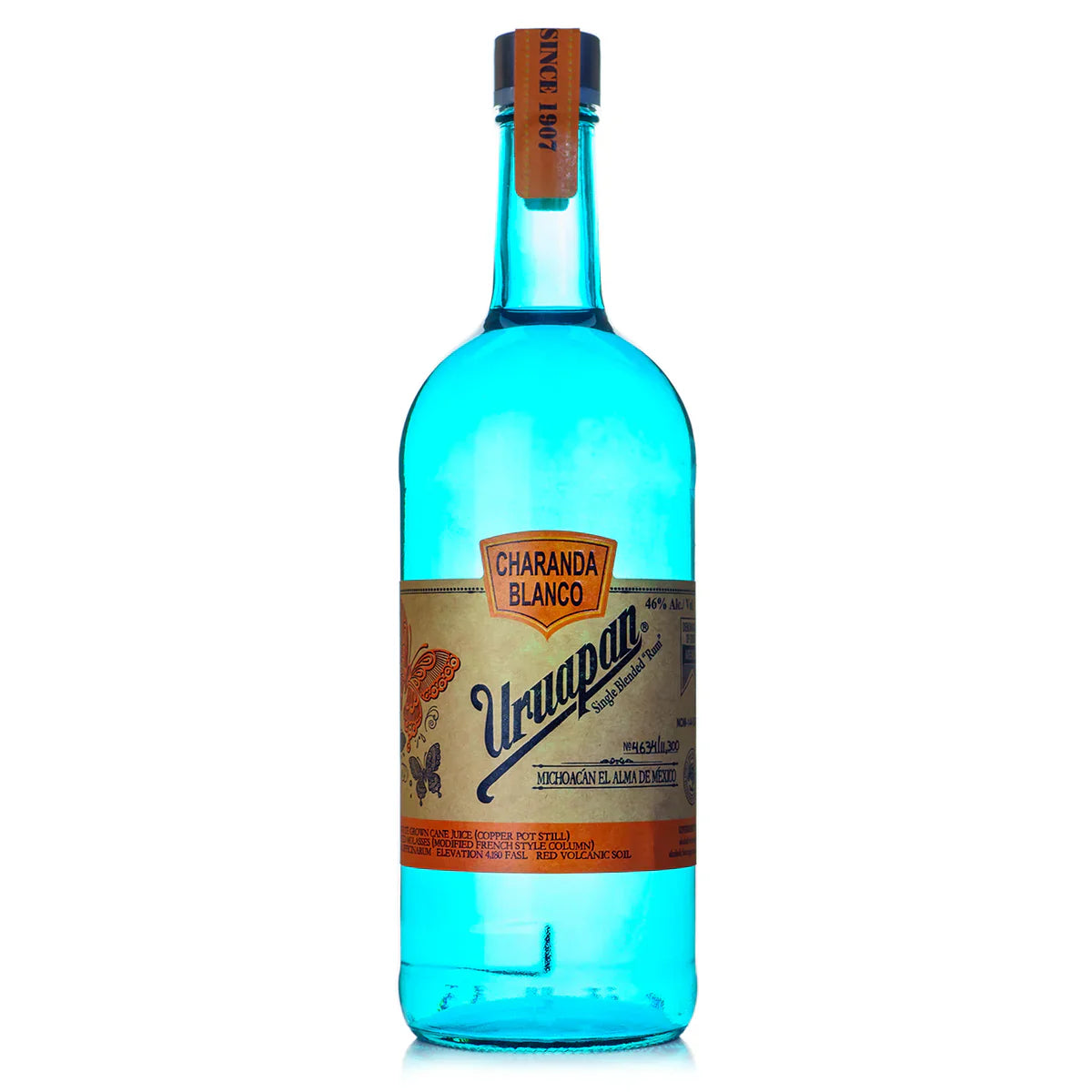 Charanda Uruapan Single Blended Blanco Rum 1Lt