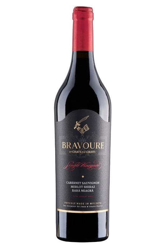 Chateau Cristi Bravoure Cabernet Sauvignon Merlot Shiraz Rara Neagra 750ml
