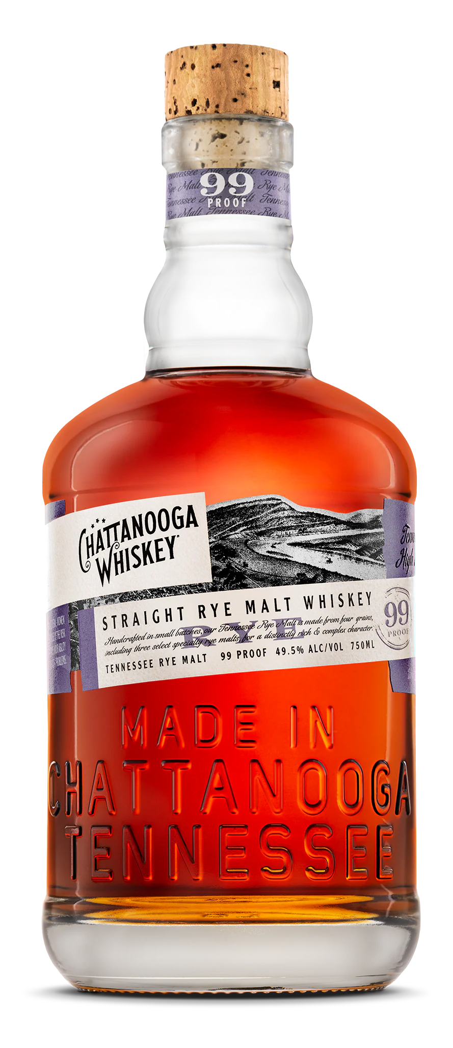 Chattanooga Straight Rye Malt Whiskey 750ml
