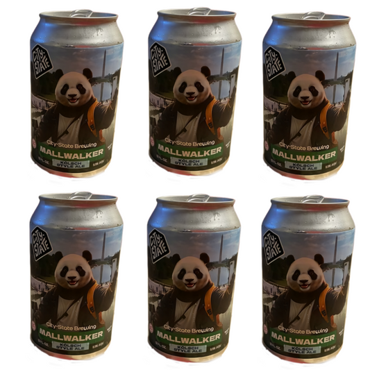 City State Mallwalker Kolsch Style Ale Beer 12-Oz Can 6-Pack