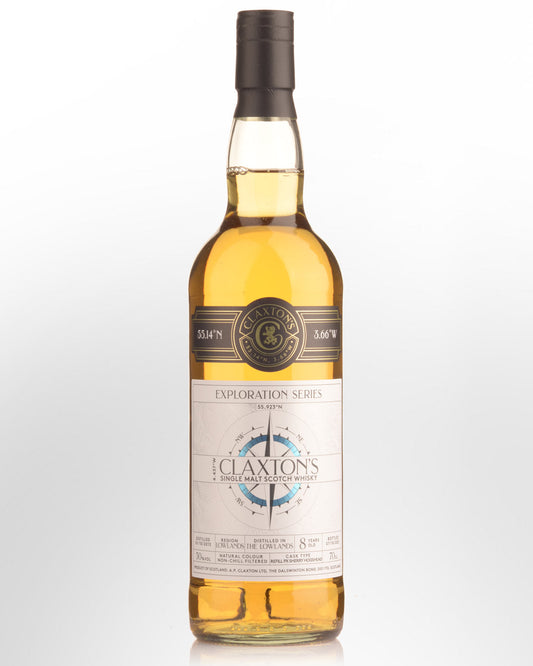 Claxton's Exploration Series 8 Years Old The Lowlands Refill PX Sherry Hogshead Cask Single Malt Scotch Whisky 700ml