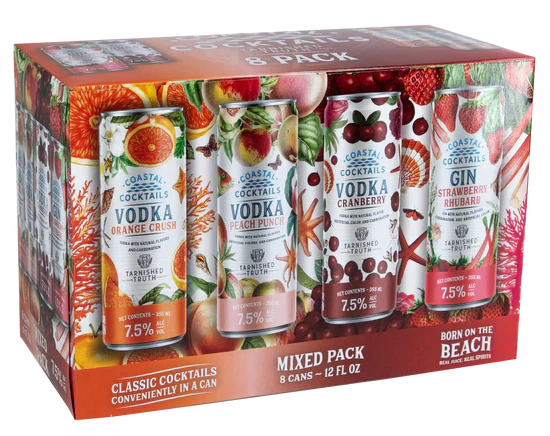 Coastal Cocktails Variety Pack Can 8-Pack