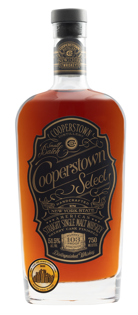 Cooperstown Select Straight American Single Malt Whiskey 750ml
