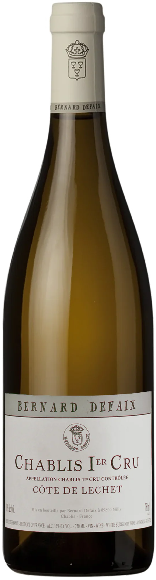 Domaine Bernard Defaix Cotes de Lechet Vieilles Vignes Reserve 750ml