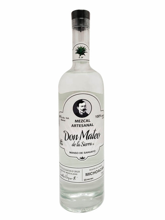 Don Mateo de la Sierra Manso de Sahuayo Mezcal Artesanal 750ml