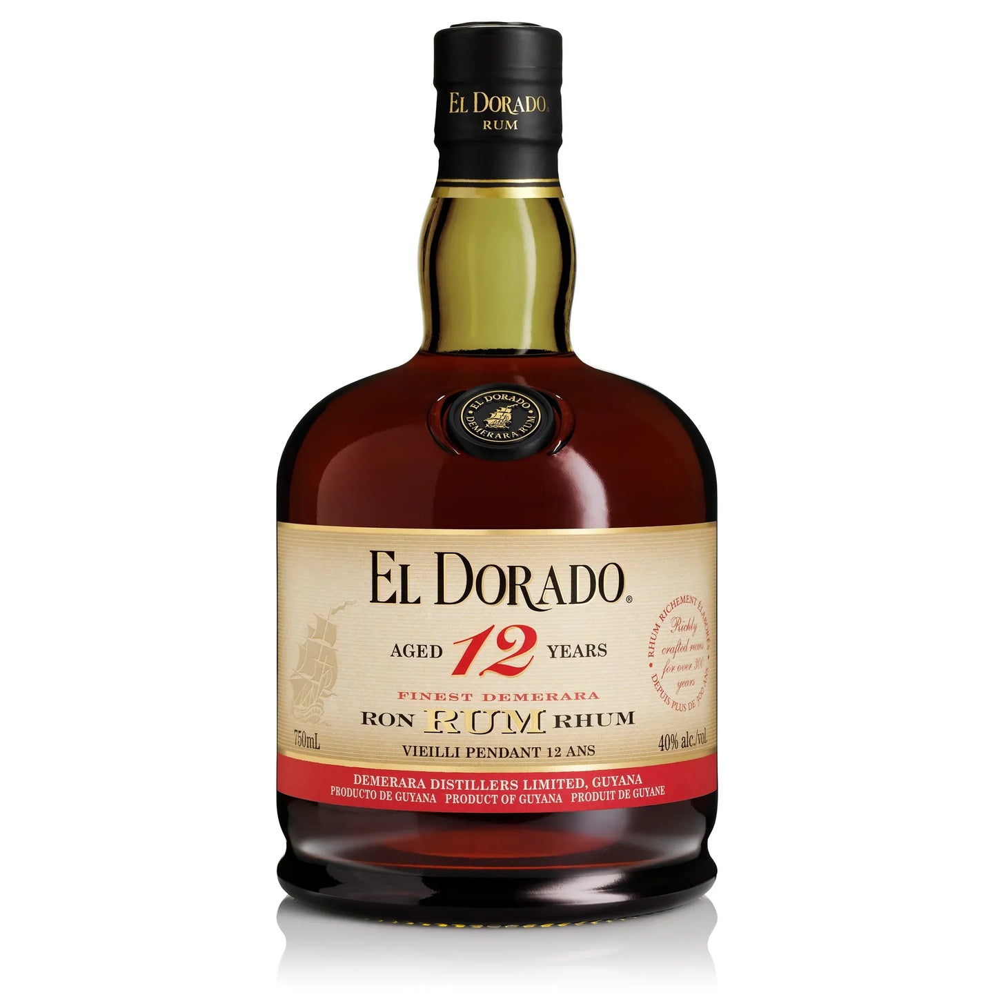 El Dorado 12 Year Old Rum 750ml