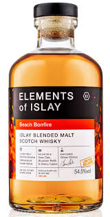 Elements Of Islay Limited Release Beach Bonfire Non Chill Filtered Islay Blended Malt Scotch Whisky 700ml
