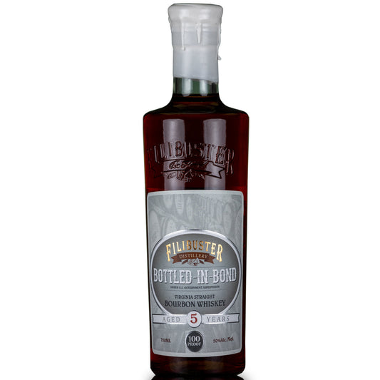 Filibuster Bottled In Bond 5 Year Old Bourbon Whiskey 750ml