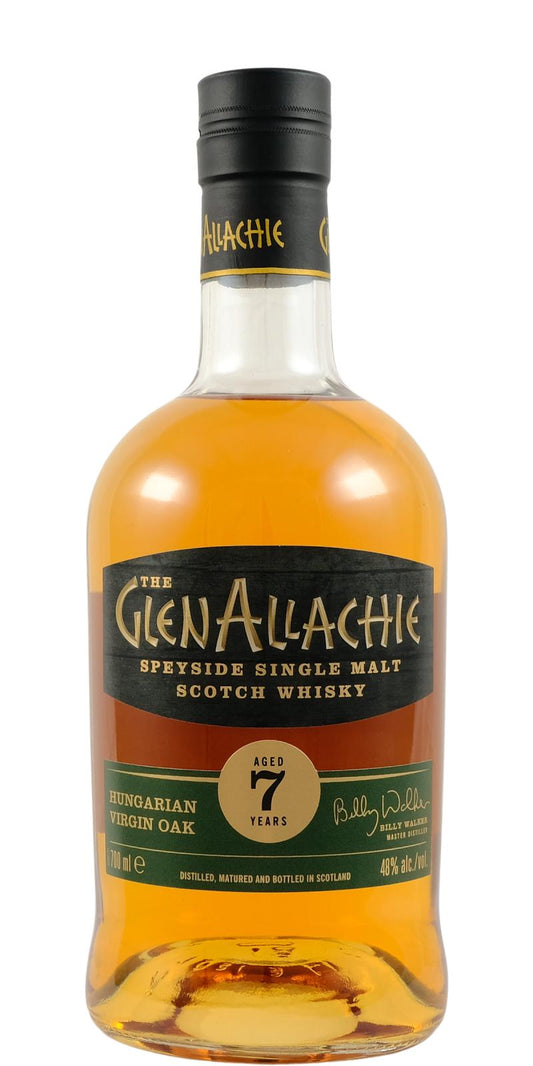 GlenAllachie Hungarian Virgin Oak 7 Year Old Single Malt Scotch Whisky 700ml