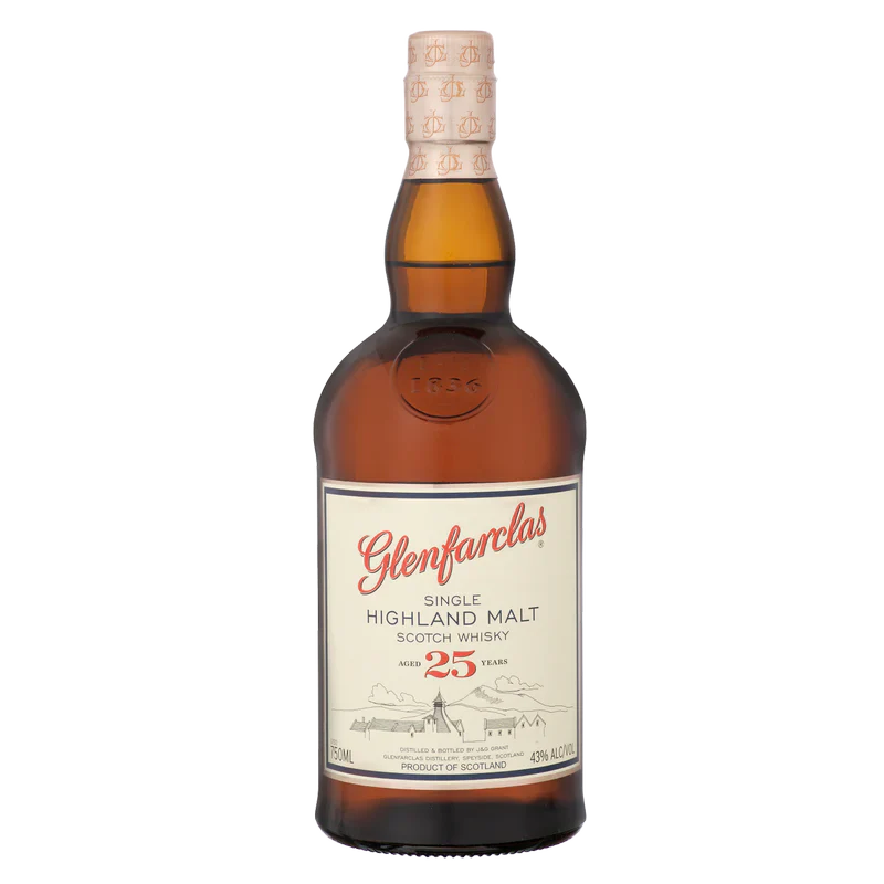 Glenfarclas 25 Year Old Single Malt Scotch Whisky 750ml