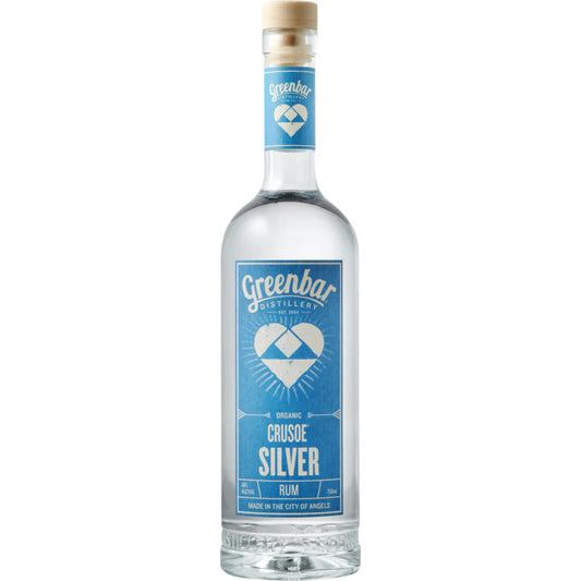 Greenbar Distillery Crusoe Silver Rum 750ml