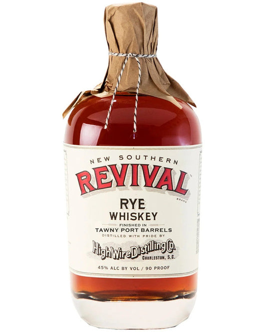High Wire Distilling New Southern Revival Finished In Tawny Port Barrels Rye Whiskey 750ml