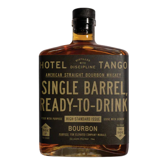 Hotel Tango Distillery Single Barrel Ready-To-Drink American Straight Bourbon Whiskey 117.2 Proof 750ml