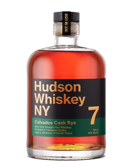 Hudson Whiskey 7 Year Old Finished In Calvados Cask New York Rye Whiskey 750ml