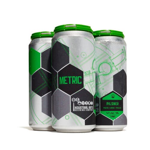 Industrial Arts Brewing Metric Pils Beer Cans 6-Pack