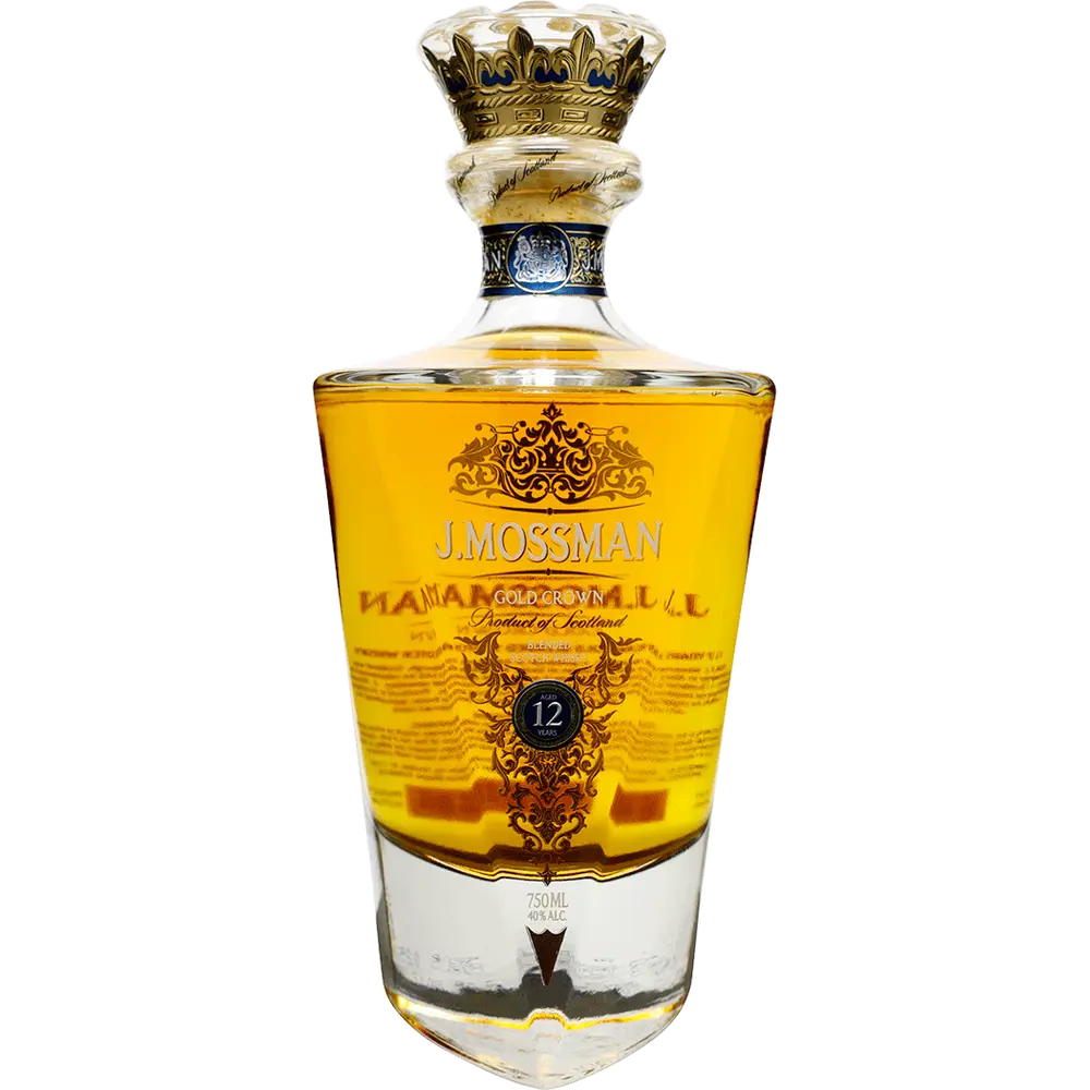 J. Mossman Gold Crown 12 Year Old Blended Scotch Whisky 750ml