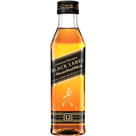 Johnnie Walker Black Label 12 Year Old Blended Scotch Whisky 50ml