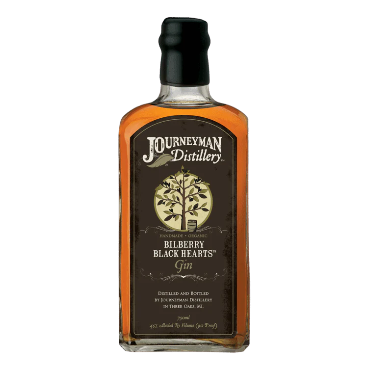 Journeyman Distillery Bilberry Black Hearts Gin 750ml
