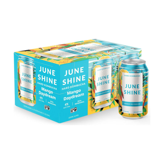 Juneshine Mango Daydream Hard Kombucha Can 6-Pack