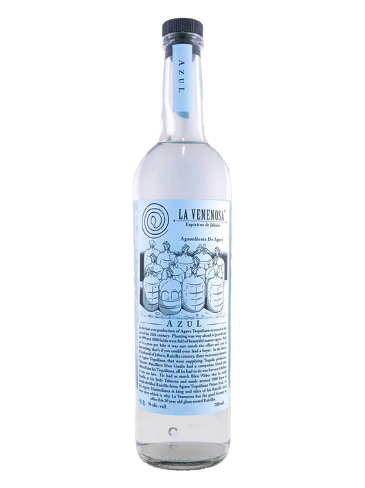 La Venenosa 20 Years Old Azul Raicilla Espiritus de Jalisco Aguardiente De Agave 750ml