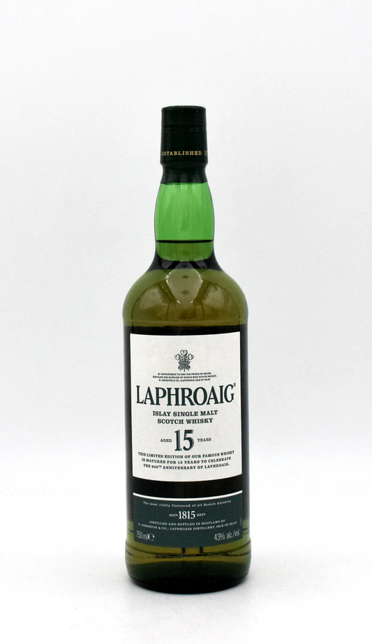 Laphroaig 15 Year Old Single Malt Scotch Whisky 750ml