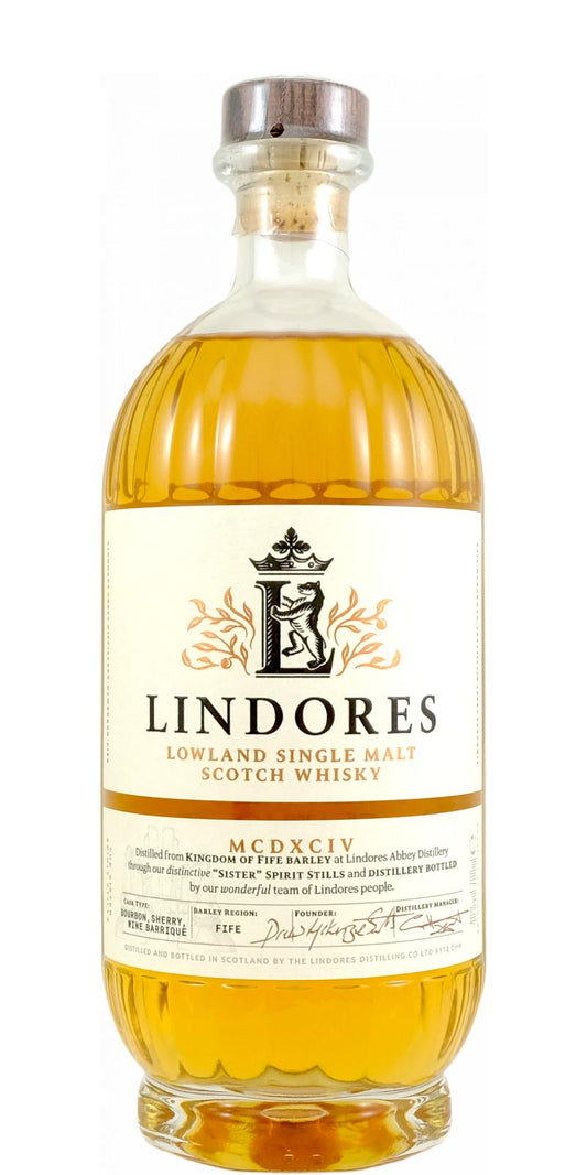 Lindores Abbey Distillery Lowland Single Malt Scotch Whisky 700ml