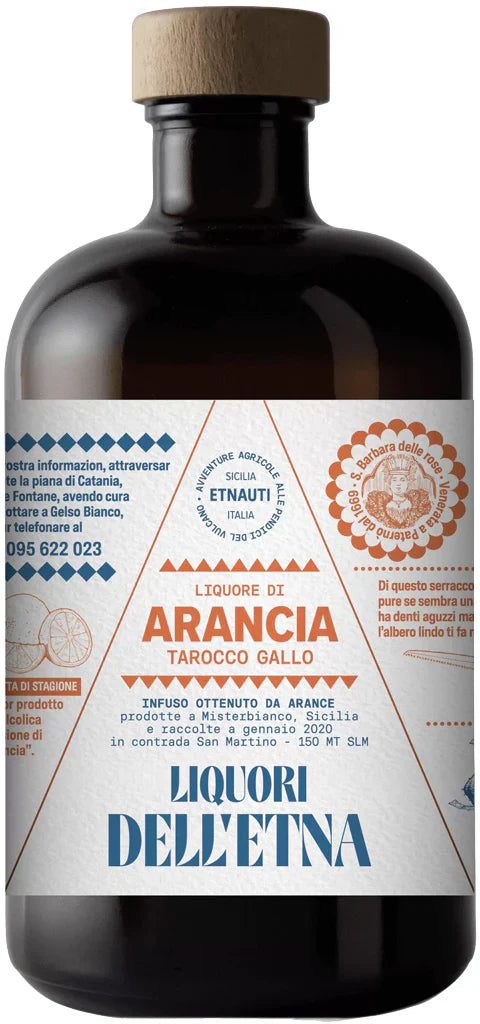 Liquori dell'Etna Liquore Di Arancia Tarocco Gallo 700ml
