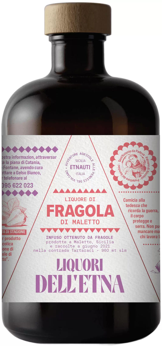 Liquori dell'Etna Liquore Di Fragola Di Maletto 700ml