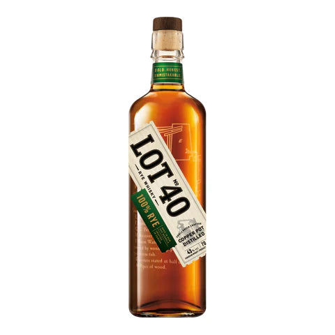 Lot 40 Dark Oak Canadian Rye Whisky 750ml