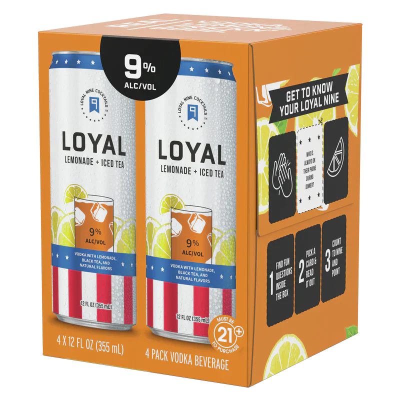 Loyal Nine Lemonade + Iced Tea 4-Pack