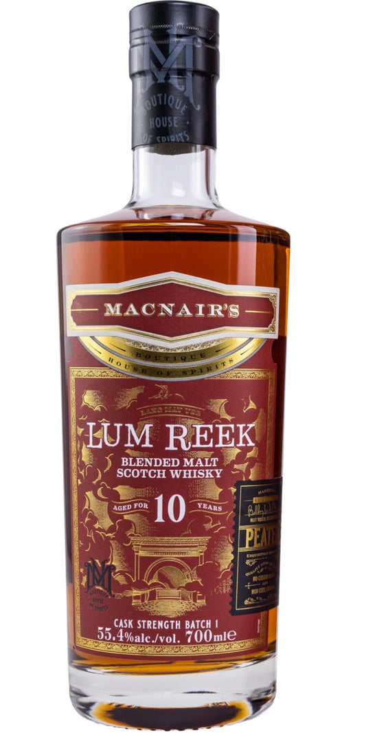 MacNair's Lum Reek Peated 10 Year Old Blended Malt Scotch Whisky 700ml