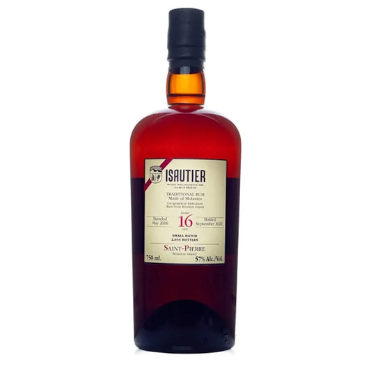 Maison Isautier 16 Year Old Small Batch Molasses Traditional Saint-Pierre Reunion Island Rum 750ml