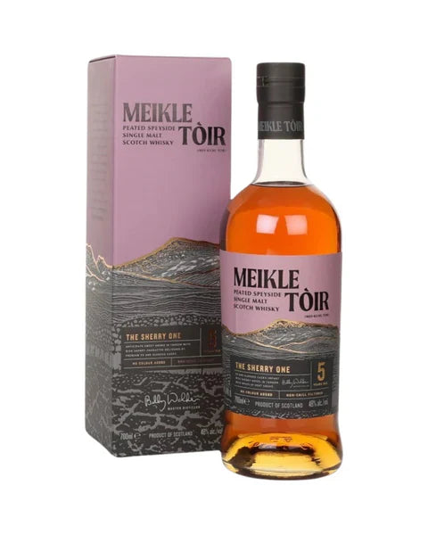 Meikle Toir The Sherry One 5 Year Old Peated Single Malt Scotch Whisky 700ml