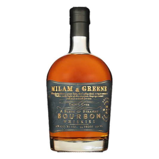 Milam & Greene Triple Cask Straight Bourbon Whiskey 750ml