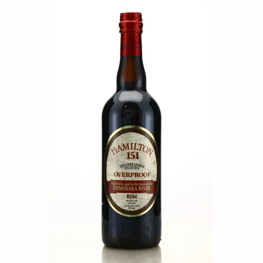 Ministry of Rum Collection Hamilton 151 Demerara Overproof Rum 1Lt