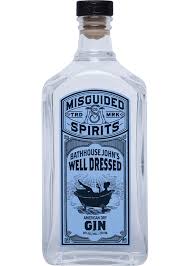Misguided Spirits Bathhouse John's Well Dressed American Dry Gin 750ml