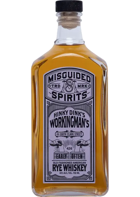 Misguided Spirits Hinky Dink's Workingman's Whiskey 750ml