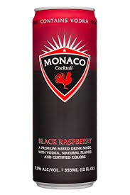Monaco Black Raspberry Cocktail Can 12-Oz