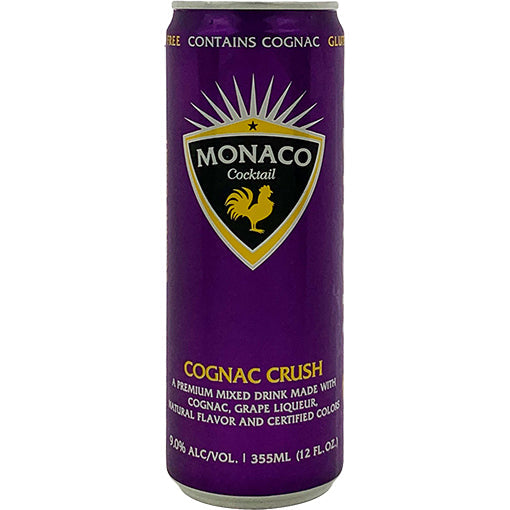 Monaco Cognac Crush Purple Crush Cocktail Can 12-Oz