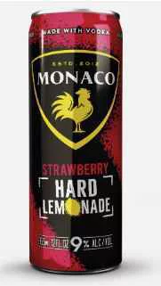 Monaco Strawberry Hard Lemonade Can 12-Oz