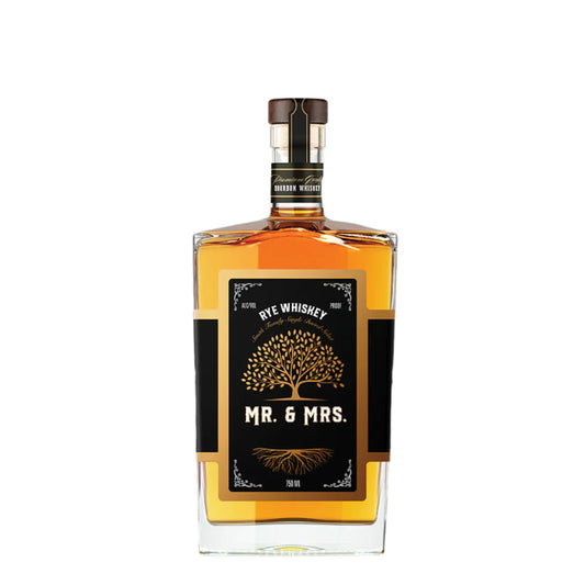 Mr. & Mrs. Bourbon Black Oak Tree Rye Whiskey 750ml