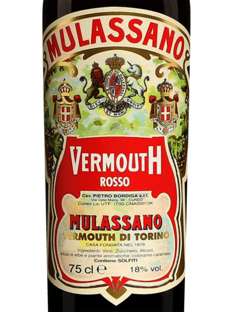 Mulassano Vermouth di Torino Rosso 750ml