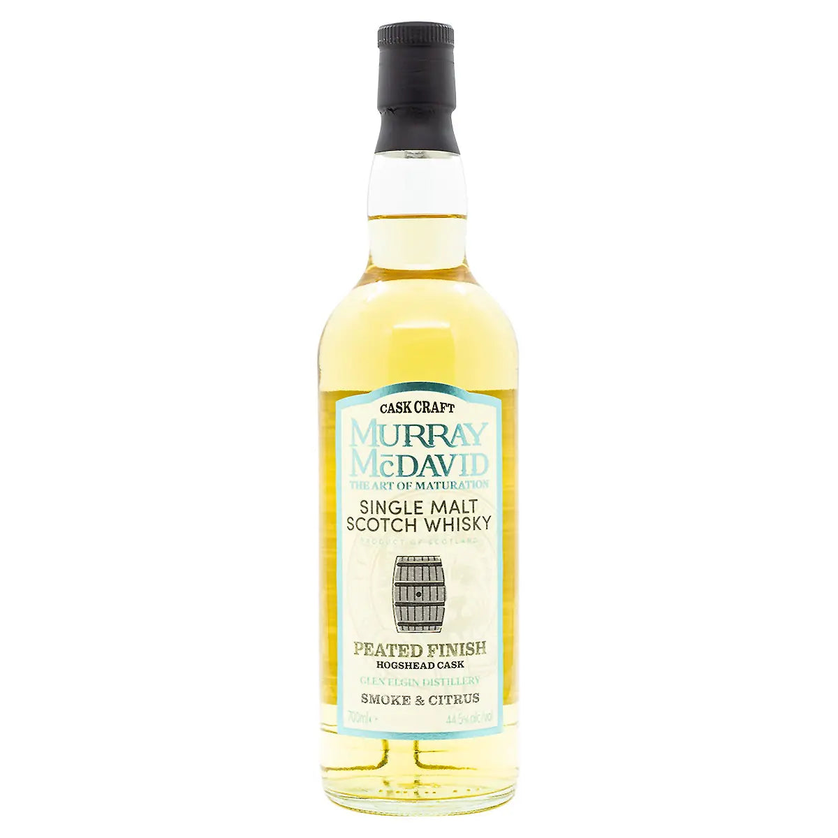 Murray McDavid Batch Peat-01 Peated Cask Finished Glen Elgin Cask Craft Single Malt Scotch Whisky 700ml