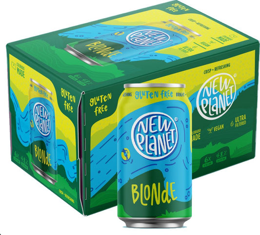 New Planet Blonde Ale Beer 12-Oz Can 6-Pack